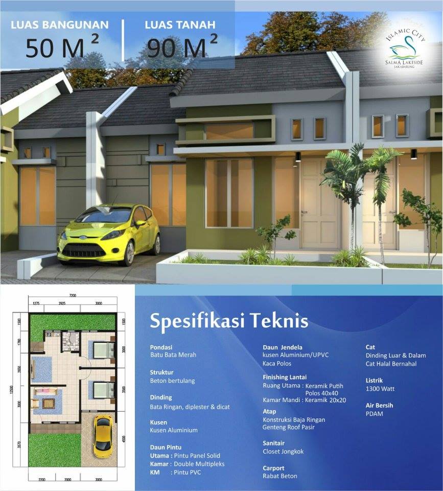 KPR Syariah Palembang  Salma Residence Lakeside Jakabaring