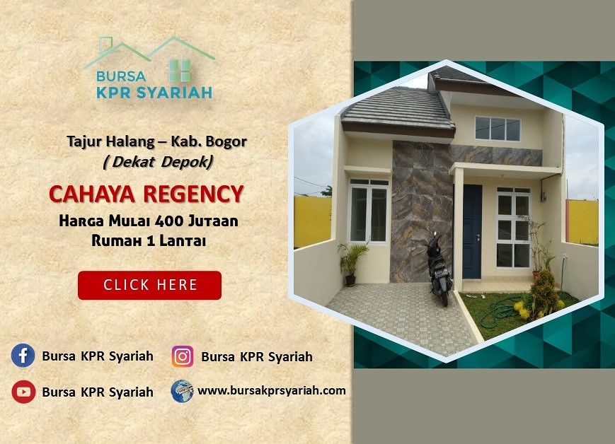Rumah Siap Huni Dekat Depok Skema KPR Syariah Tanpa Riba