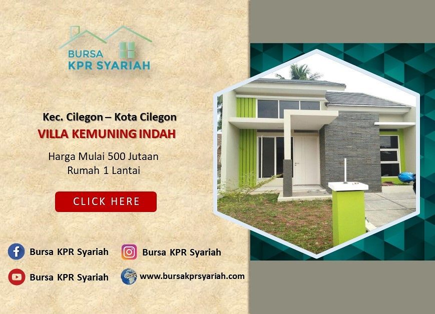 KPR Syariah Di Cilegon - Villa Kemuning Indah