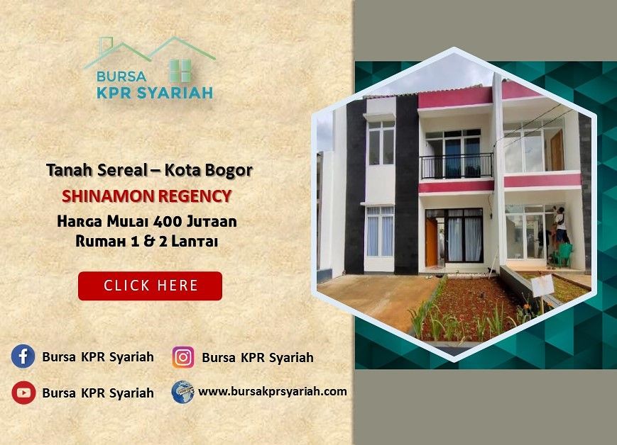 Rumah Dijual 2 Lantai Di Tanah Sereal Cilebut Kota Bogor