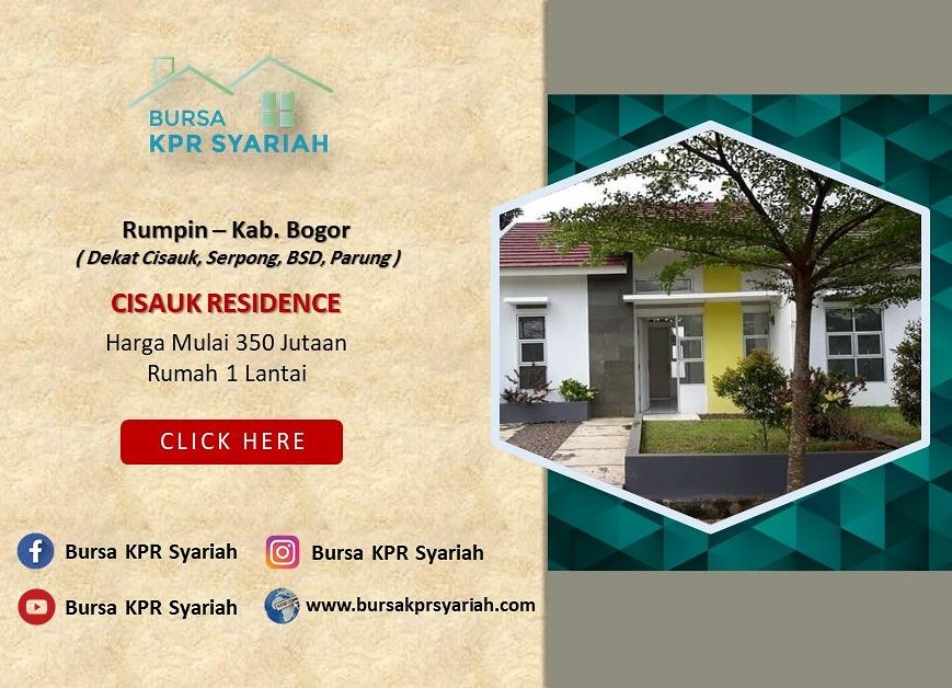 Cisauk Residence | Dijual Rumah Murah Siap Huni Bogor dekat Serpong