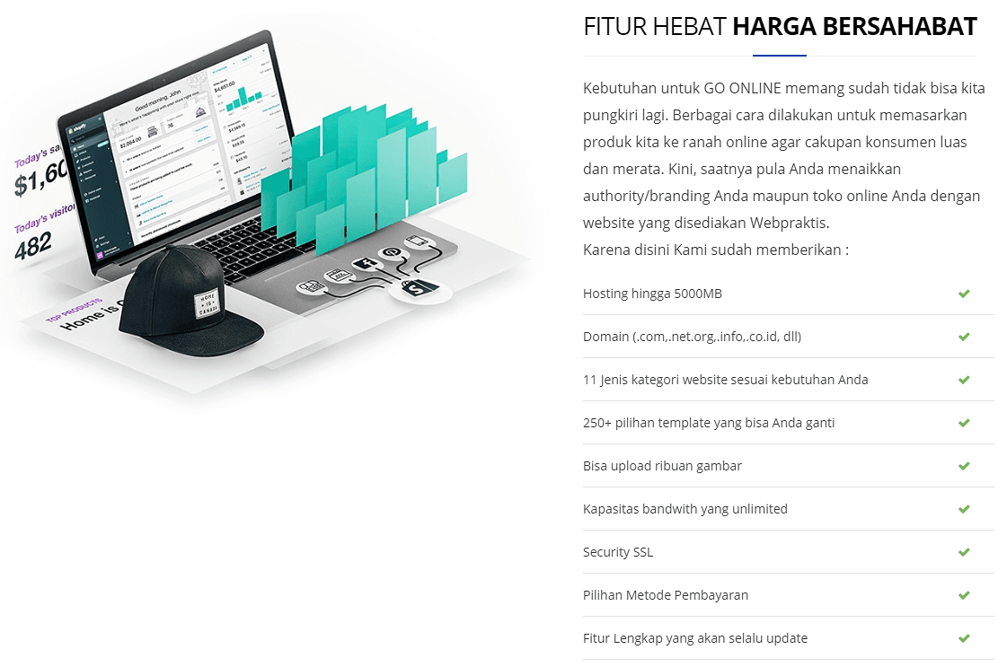 Cara Mudah Membuat Website dan Toko Online Hanya Hitungan Menit