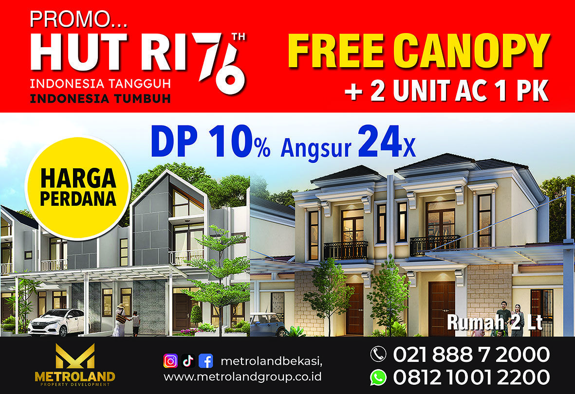 Promo di HUT Kemerdekaan RI ke 76