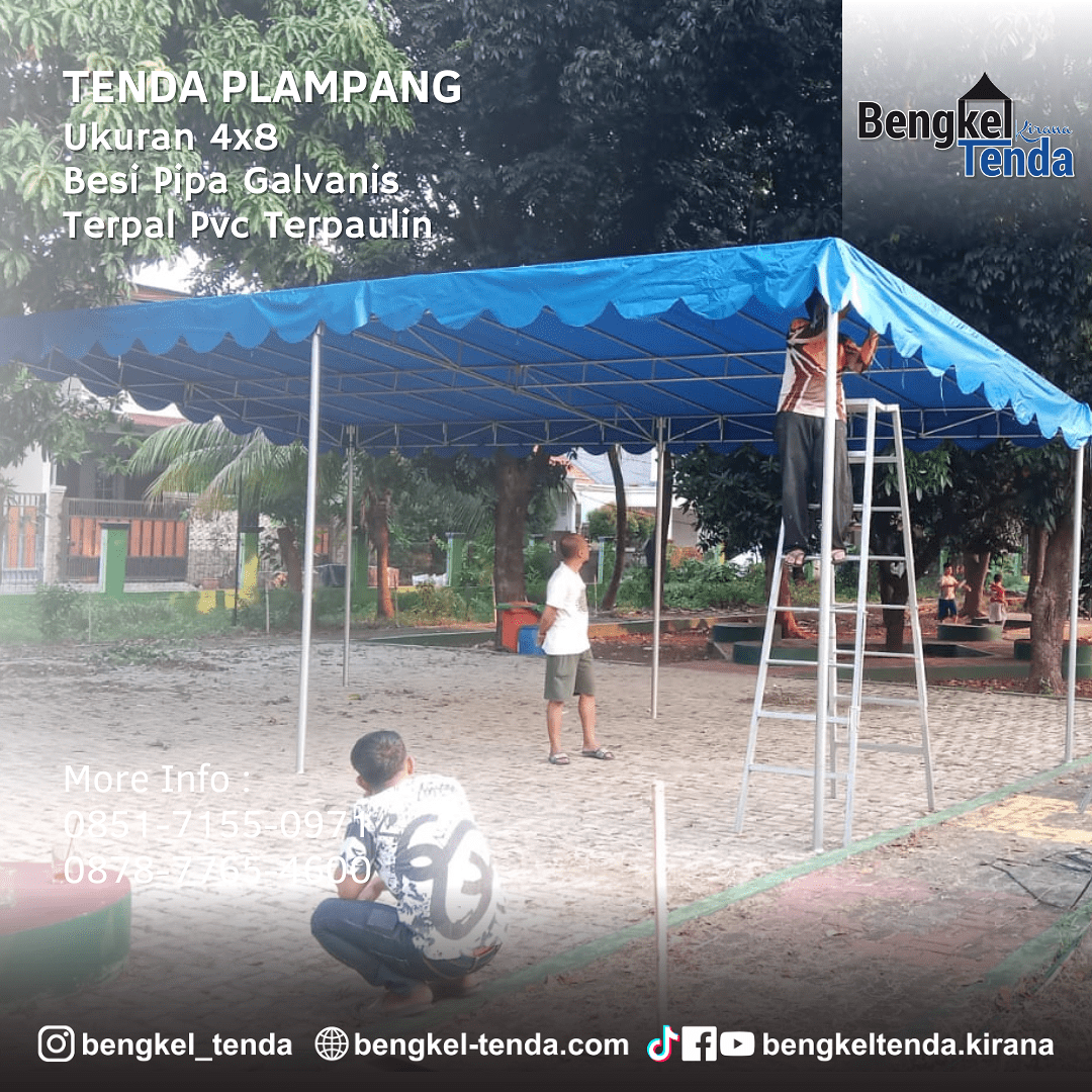 Tenda Plampang / Tenda Serbaguna 4x8m