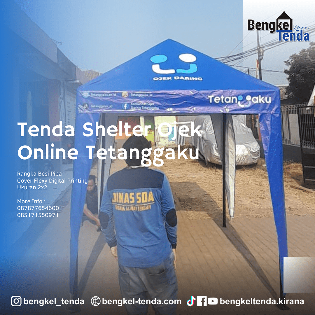 Tenda Shelter Ojek Online Tetanggaku