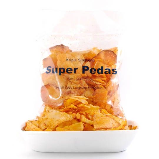 Paket 3pcs Keripik Singkong Super Pedas
