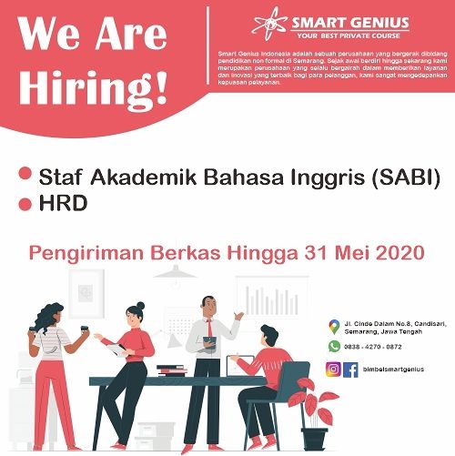 Lowongan Kerja Smart Genius Indonesia 2020