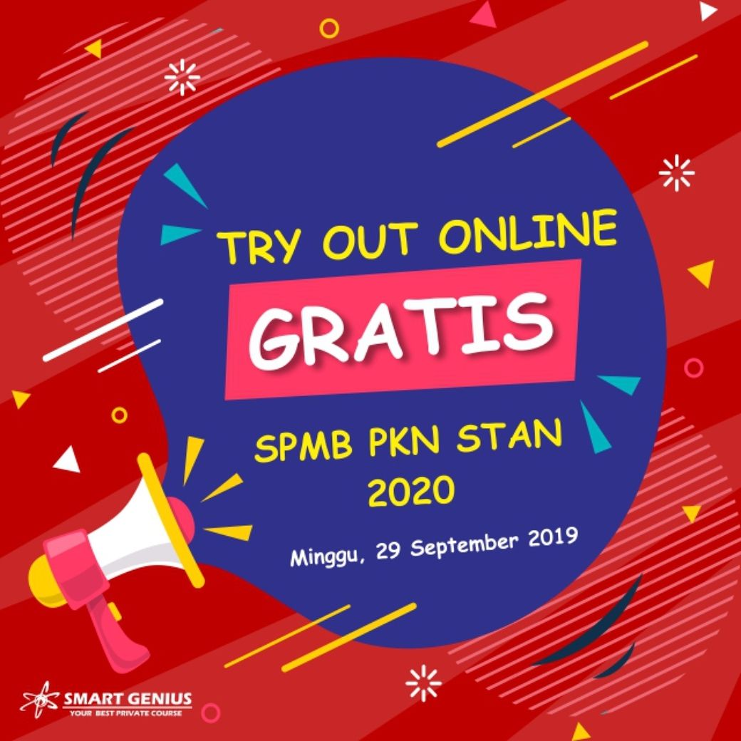 Try Out Online 29 September 2019 - SPMB PKN STAN 2020