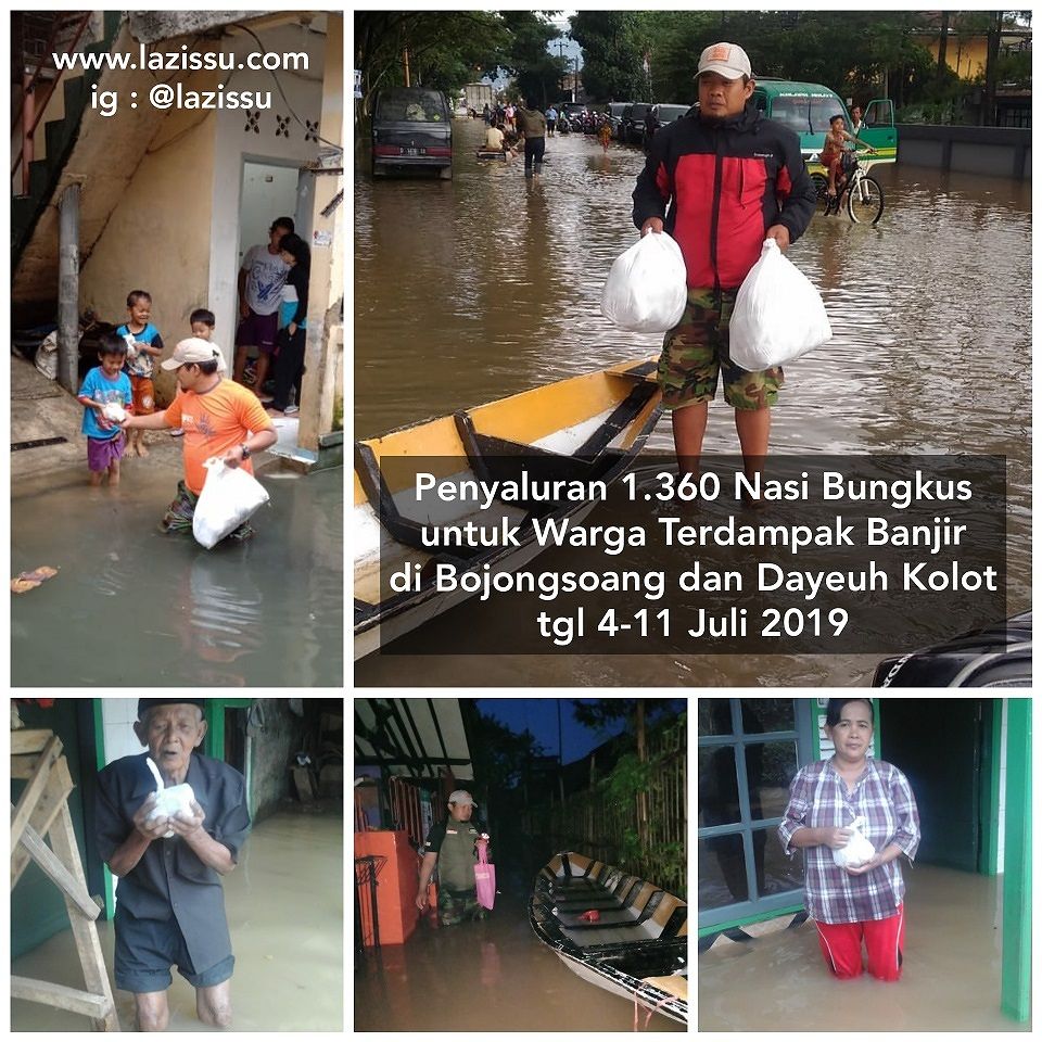Penyaluran Bantuan untuk Korban Banjir April 2019