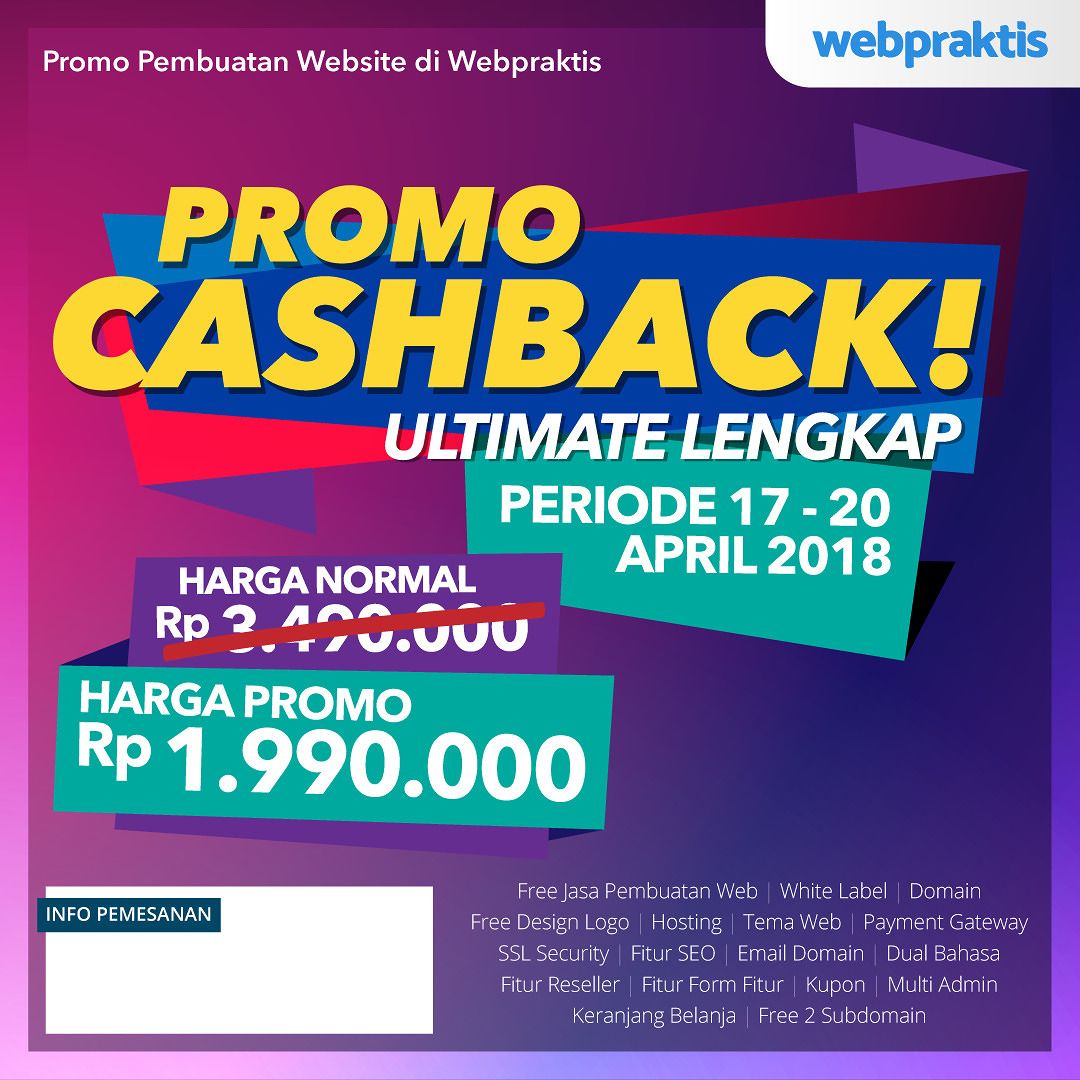 Web Keren Dapat Cashback