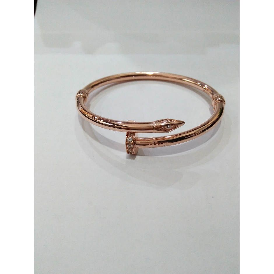  Gelang  Cartir Rose Gold Paku 