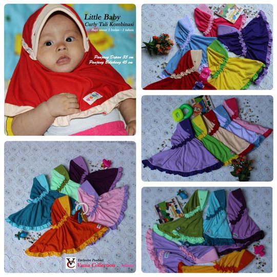 Jilbab Vania Polos Size M