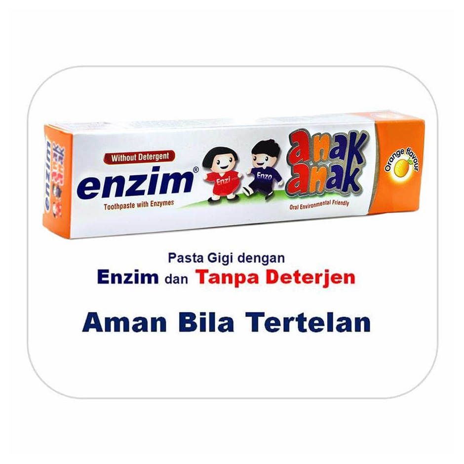 Enzim Anak Orange 42g 35ml Toothpaste Pasta Gigi