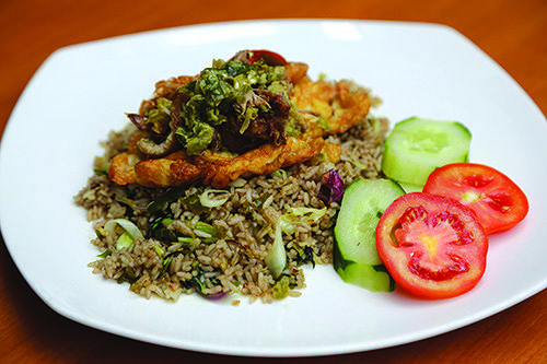 Nasi goreng bebek