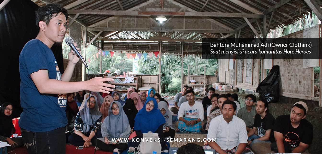 Bahtera M Adi, Sosok Di Belakang Konveksi Semarang Clothink