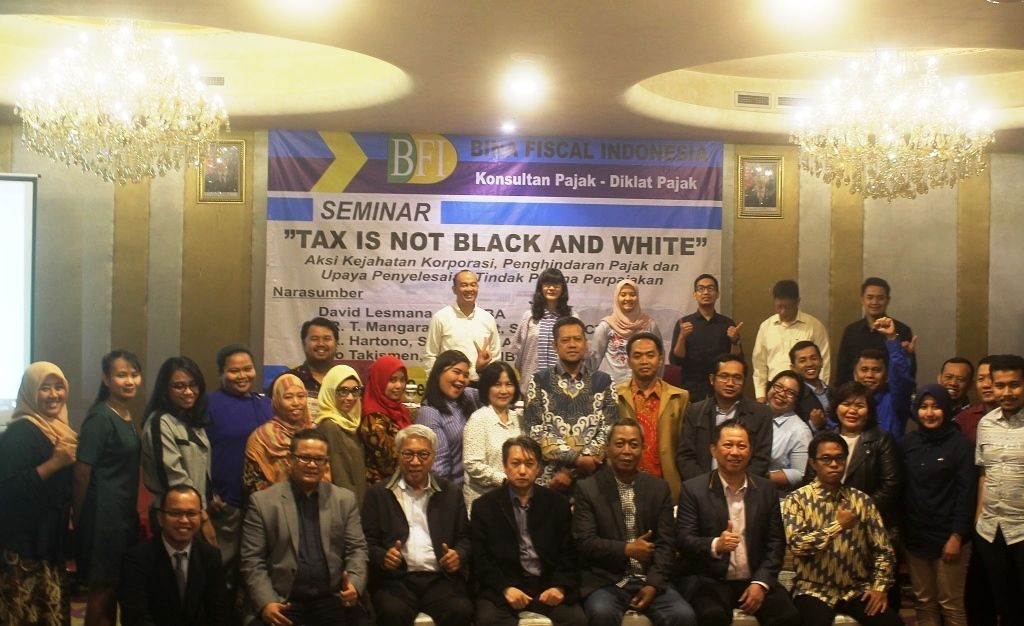 Seminar Tax is not Black and White