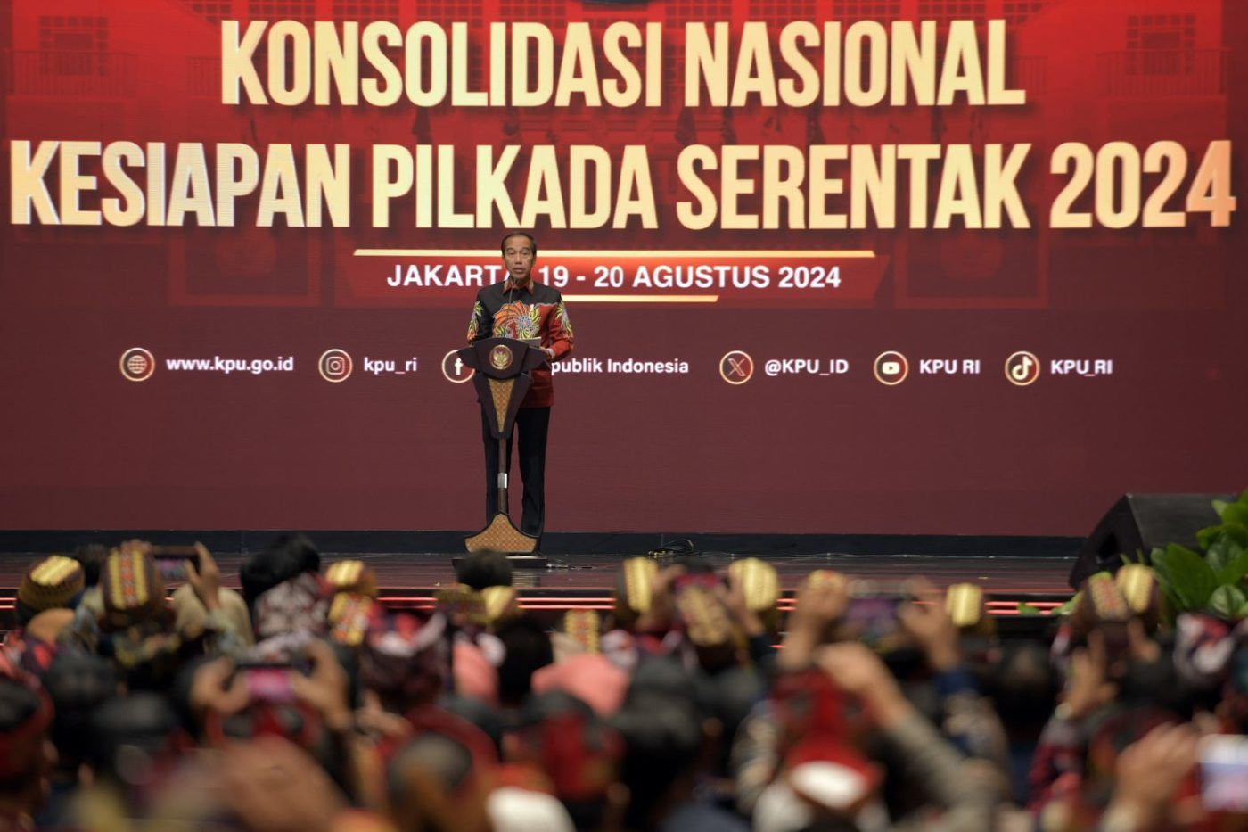 Presiden Jokowi Minta KPU Matangkan Kesiapan Pilkada Tahun 2024.