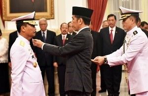 Presiden Jokowi Lantik Siwi Sukma Adji Sebagai KSAL dan Sunarto Jadi Wakil Ketua MA