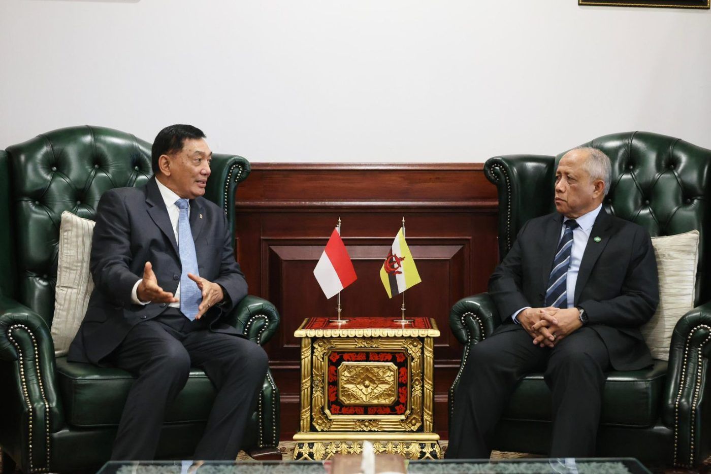 Pererat Hubungan Pertahanan, Menhan RI Terima Kunjungan Kehormatan Menhan Timor Leste dan Brunei Darussalam