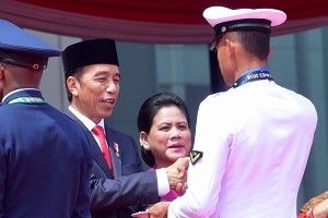 Presiden Jokowi: TNI Selalu Terdepan Dalam Menjaga NKRI