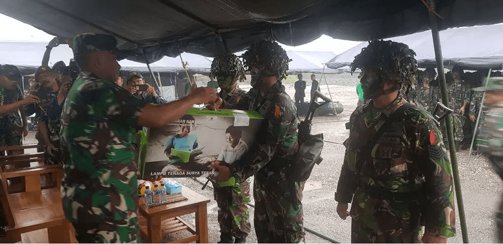 LTSHE Dukung Operasional Marinir di Perbatasan Timur Indonesia