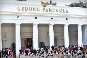 Presiden Jokowi dan Para Pejabat Negara Hadiri Upacara Hari Lahir Pancasila
