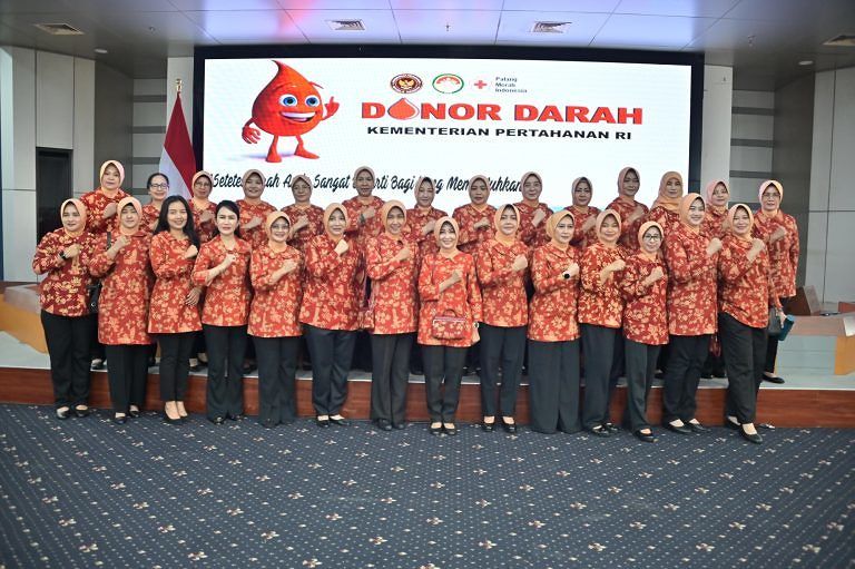 Kemhan RI Gelar Kegiatan Aksi Donor Darah