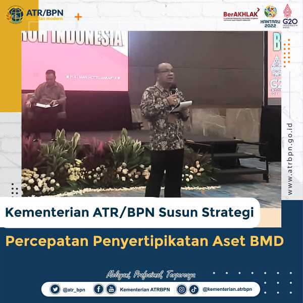 Kementerian ATR/BPN Susun Strategi Percepatan Penyertipikatan Aset BMD