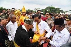 Presiden Jokowi Luncurkan Peremajaan Sawit Rakyat di Riau
