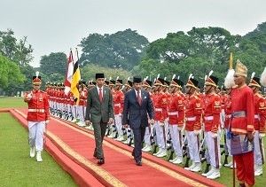 Presiden Jokowi Terima Kunjungan Sultan Brunei