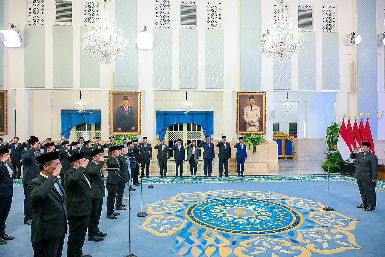 Presiden Prabowo Lantik Keanggotaan Dewan Energi Nasional