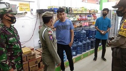 TNI, POLRI Dan Satpol PP Rutin Gelar Pendisiplinan Masyarakat Pengunaan Masker