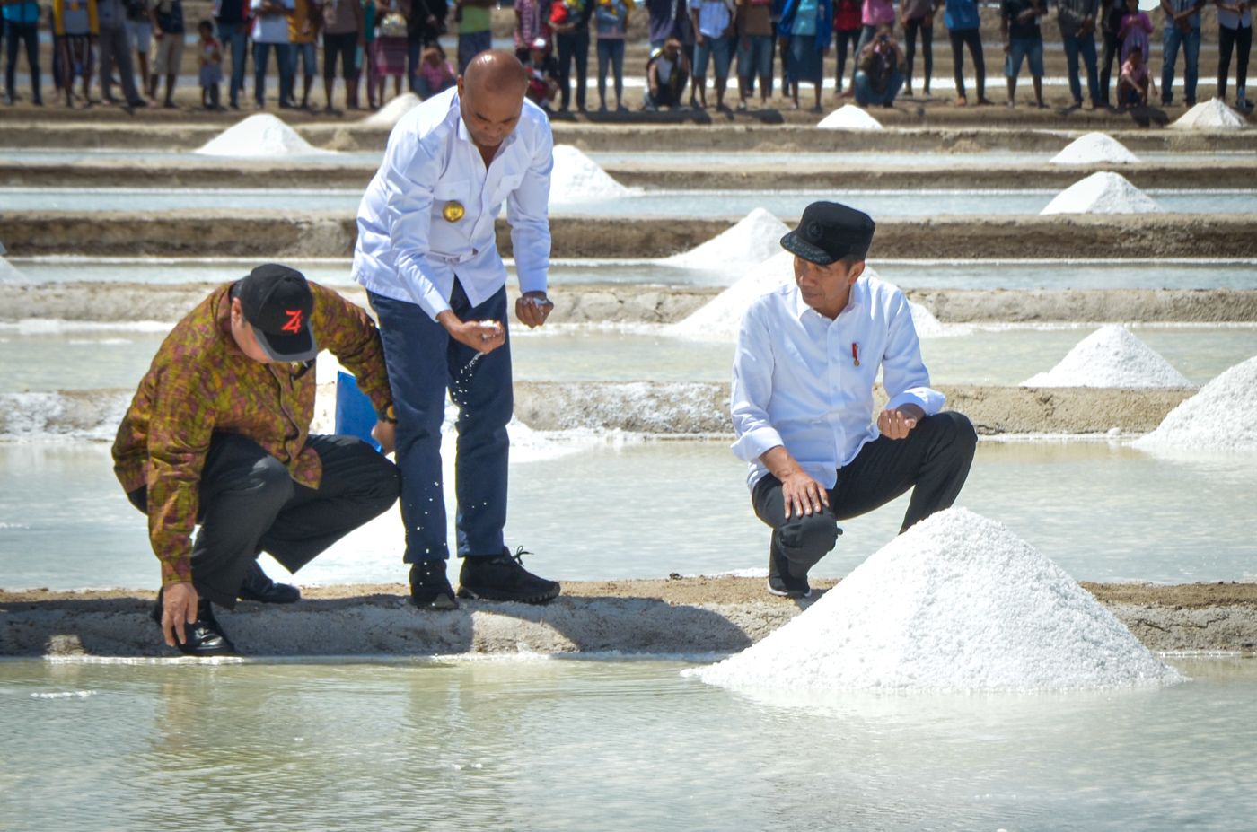 Dibandingkan Australia, Presiden Jokowi: Garam NTT Hasilnya Lebih Bagus, Lebih Putih