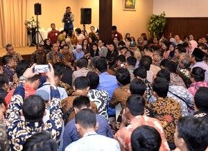 Presiden Jokowi Ucapkan Terima Kasih Kepada Para Wartawan