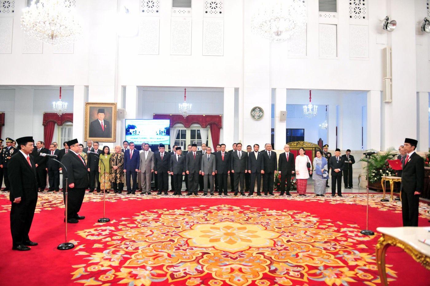 Presiden Jokowi Lantik Kepala BPIP dan BPKP di Istana Negara 
