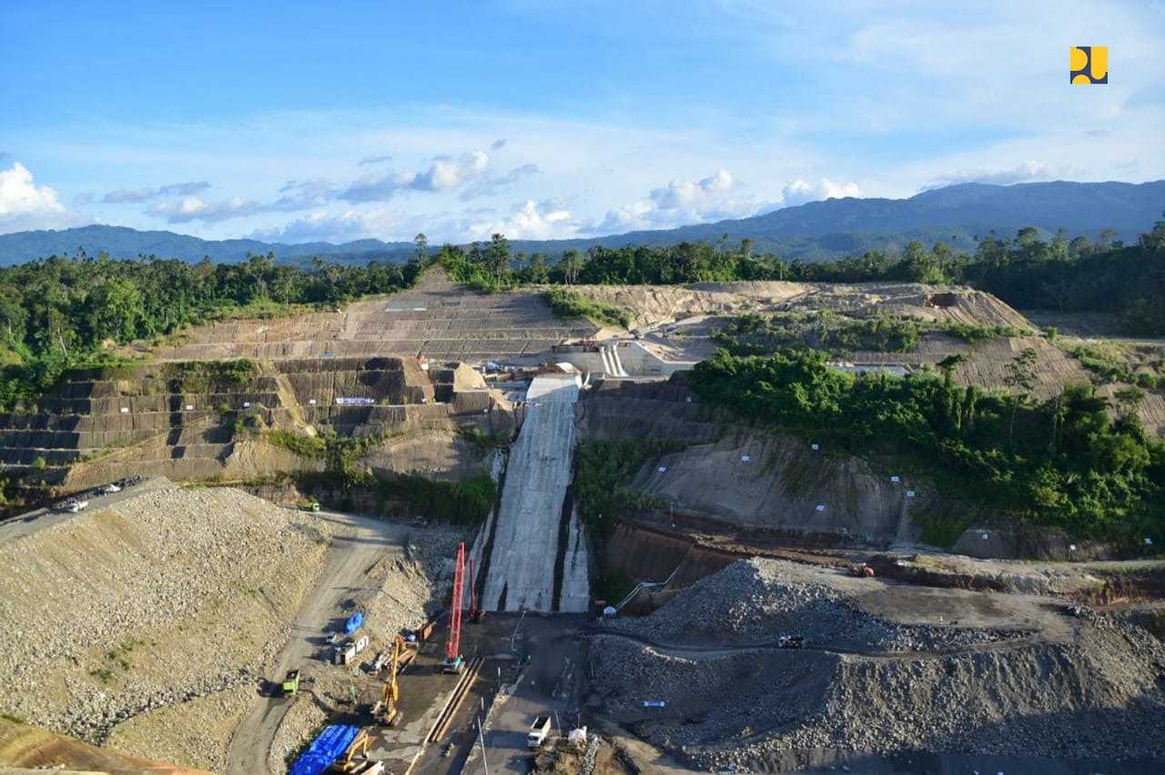 Progres Capai 73 %, Bendungan Kuwil Kawangkoan Minahasa Utara Ditargetkan Selesai Agustus 2021