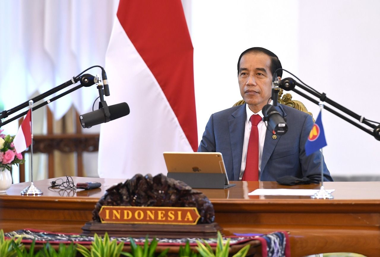 Presiden Jokowi Hadiri KTT ke-37 ASEAN secara Virtual
