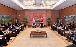 Presiden Bicarakan Kerja Sama ‘People to People’ dan ‘Sister City’ Dengan Parlemen Vietnam
