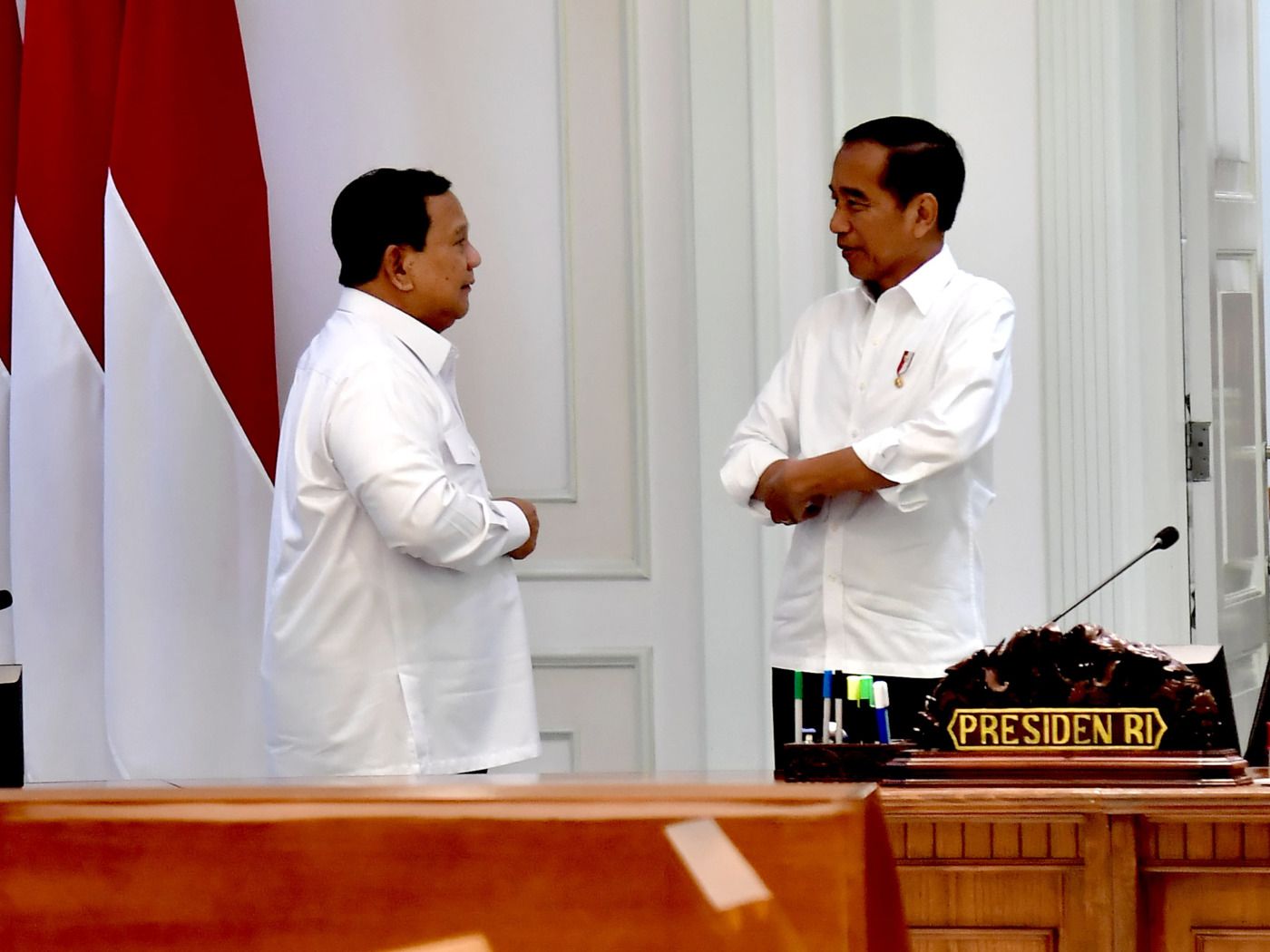 Menhan Prabowo Hadiri Ratas di Istana Kepresidenan, Presiden RI : Waspadai Risiko Ekonomi Dunia