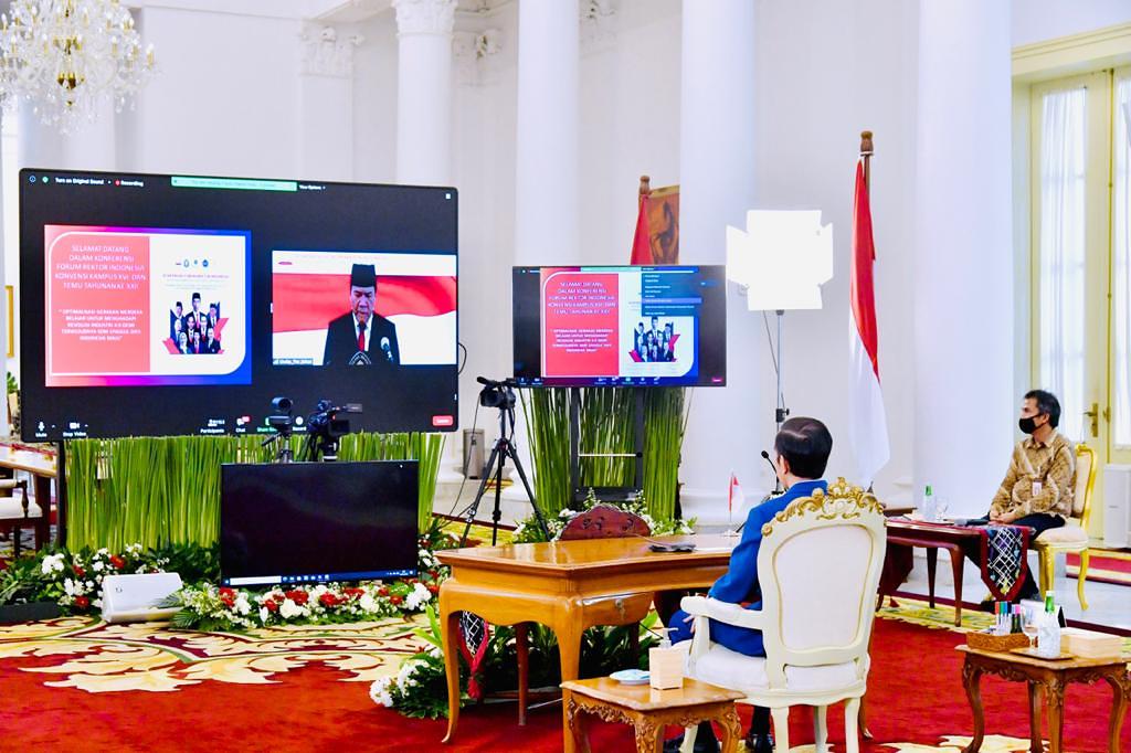 Inilah 4 Arahan Presiden kepada Forum Rektor Indonesia.