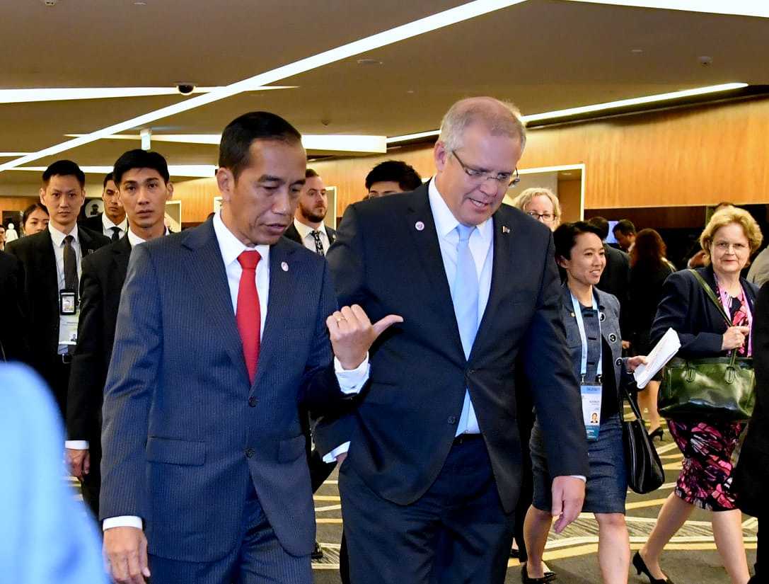 Bertemu PM Australia di Singapura, Presiden Jokowi Tegaskan Sikap Indonesia Soal Palestina