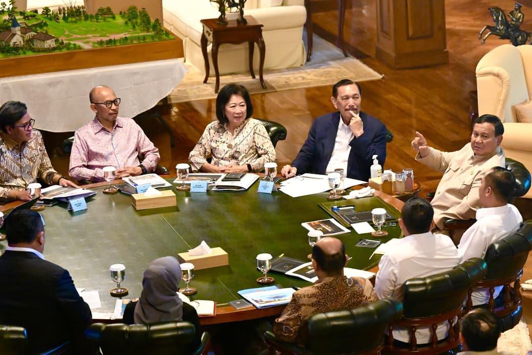 Presiden Prabowo Terima Dewan Ekonomi Nasional, Bahas Penguatan Ekonomi dan Penyempurnaan GovTech