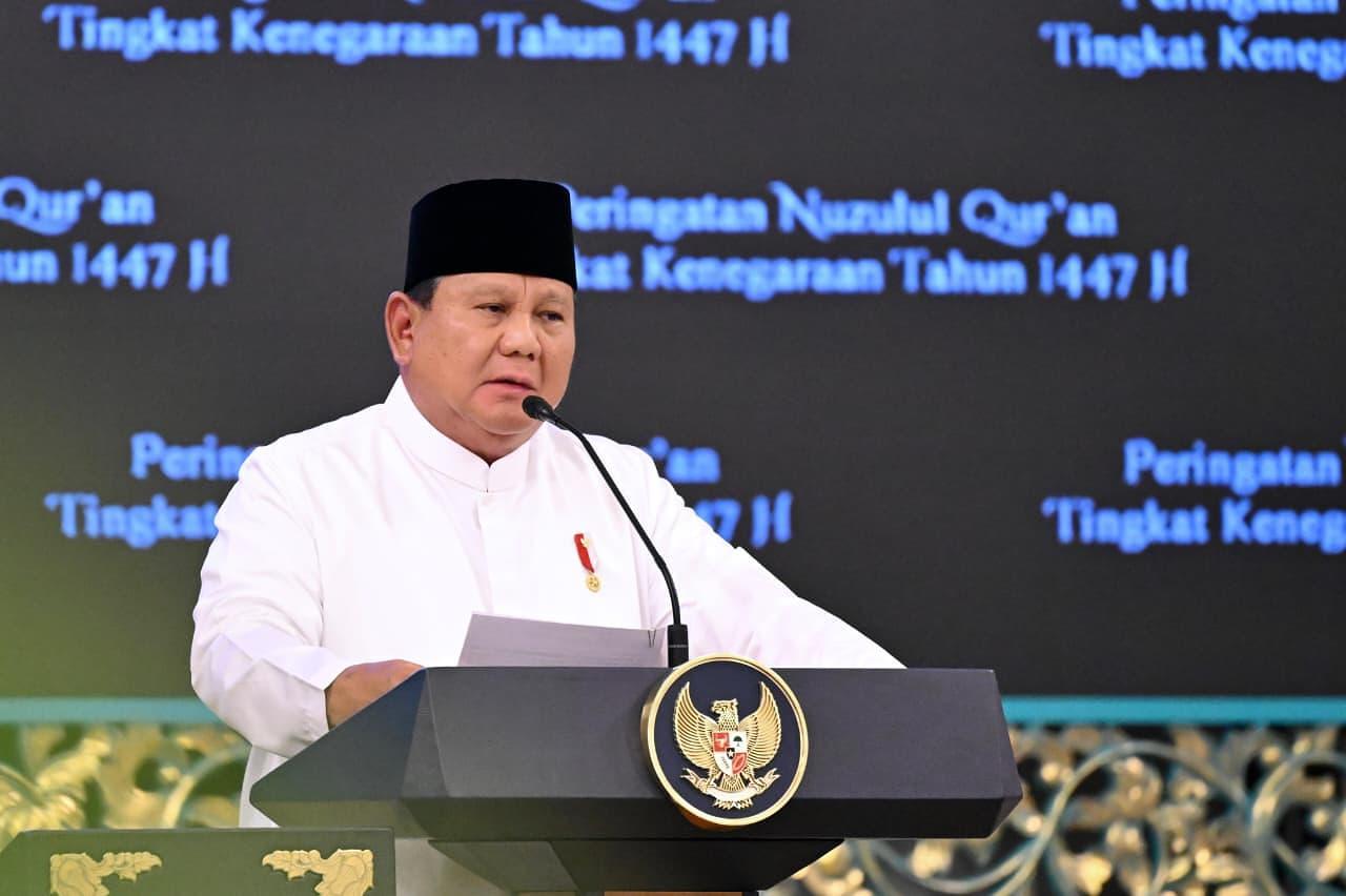 Presiden Prabowo: Tidak Ada Negara Berhasil Jika Tidak Membersihkan Diri dari Korupsi