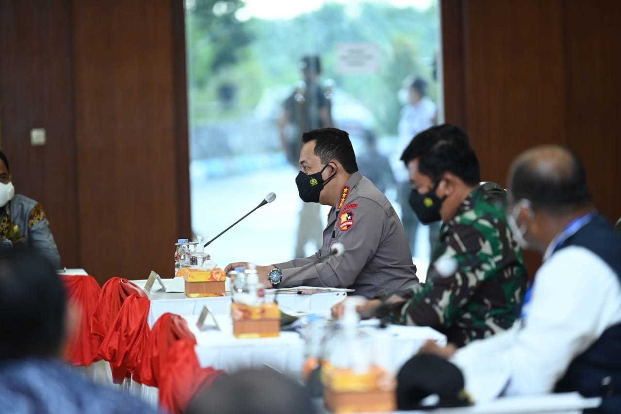 Kunker ke Kalsel, Panglima TNI dan Kapolri Berikan Arahan Penanganan Covid-19