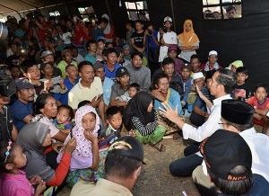 Bantu Rp50 Juta/Rumah, Presiden Jokowi: Segera Bangun Kembali Rumah Korban Gempa Lombok