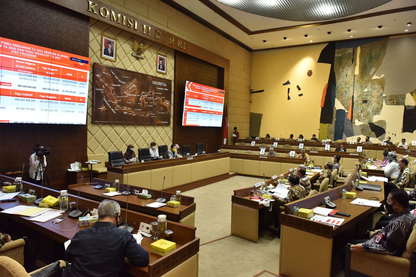 Komisi II DPR Setujui Pagu Anggaran Tahun 2021 Sekretariat Kabinet