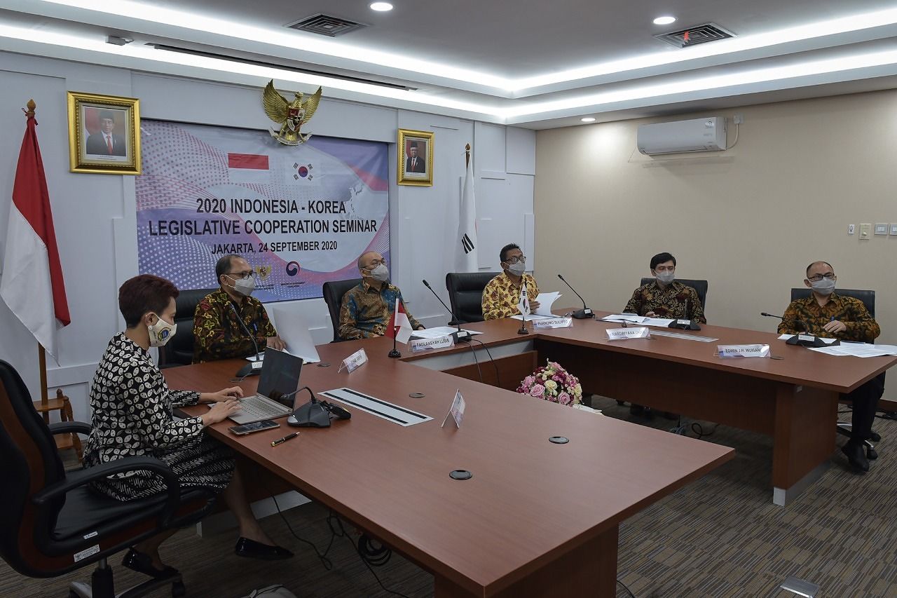 Sekretariat Kabinet Gelar Seminar Kerja Sama Legislatif Indonesia-Korea