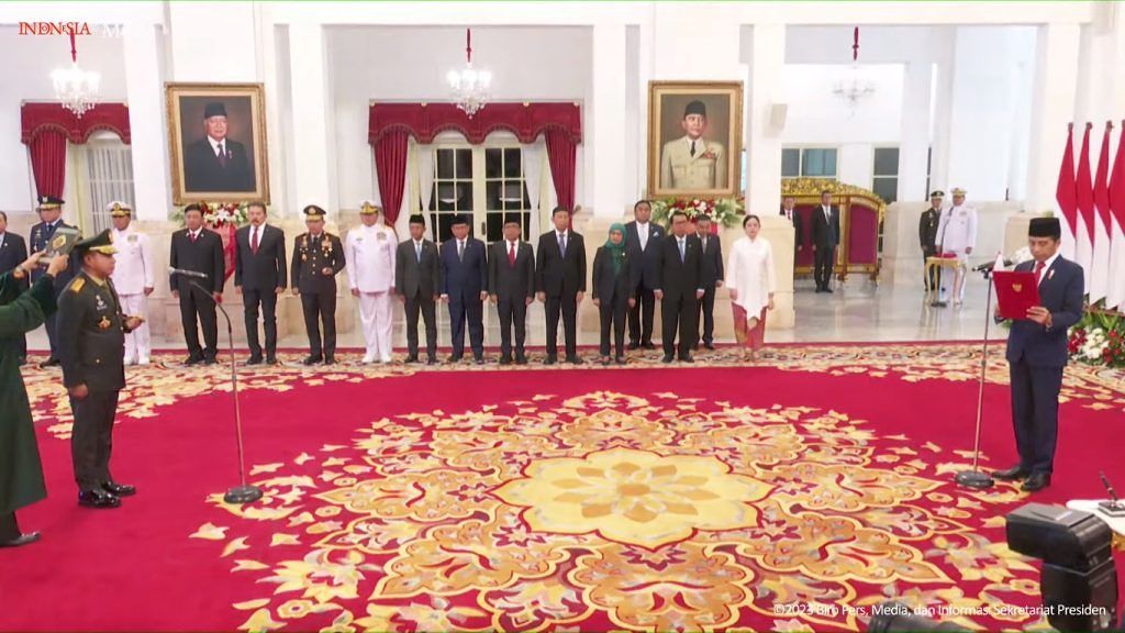 Presiden Jokowi Lantik Jenderal Agus Subiyanto Jadi Panglima TNI 