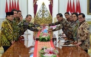 Pimpinan BPK Sampaikan 447 Temuan Berindikasi Pidana ke Presiden Jokowi