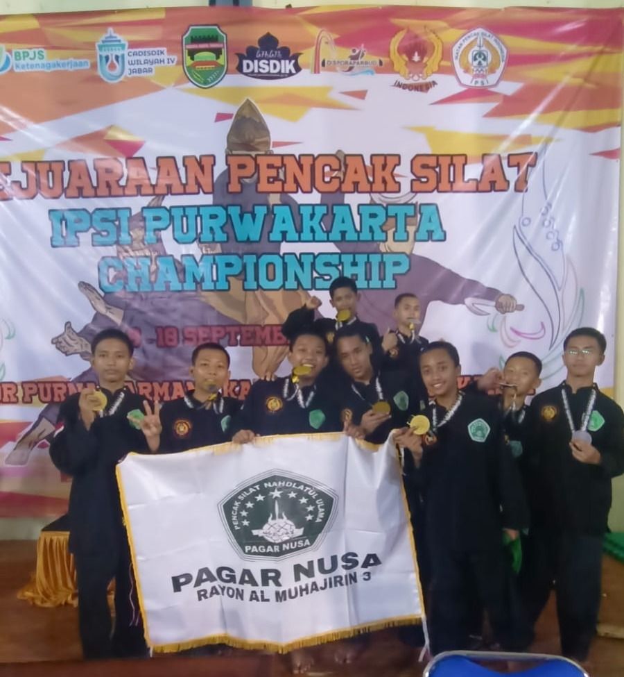 SMP 3 Al-Muhajirin Borong Juara Pencak Silat Tingkat Kabupaten